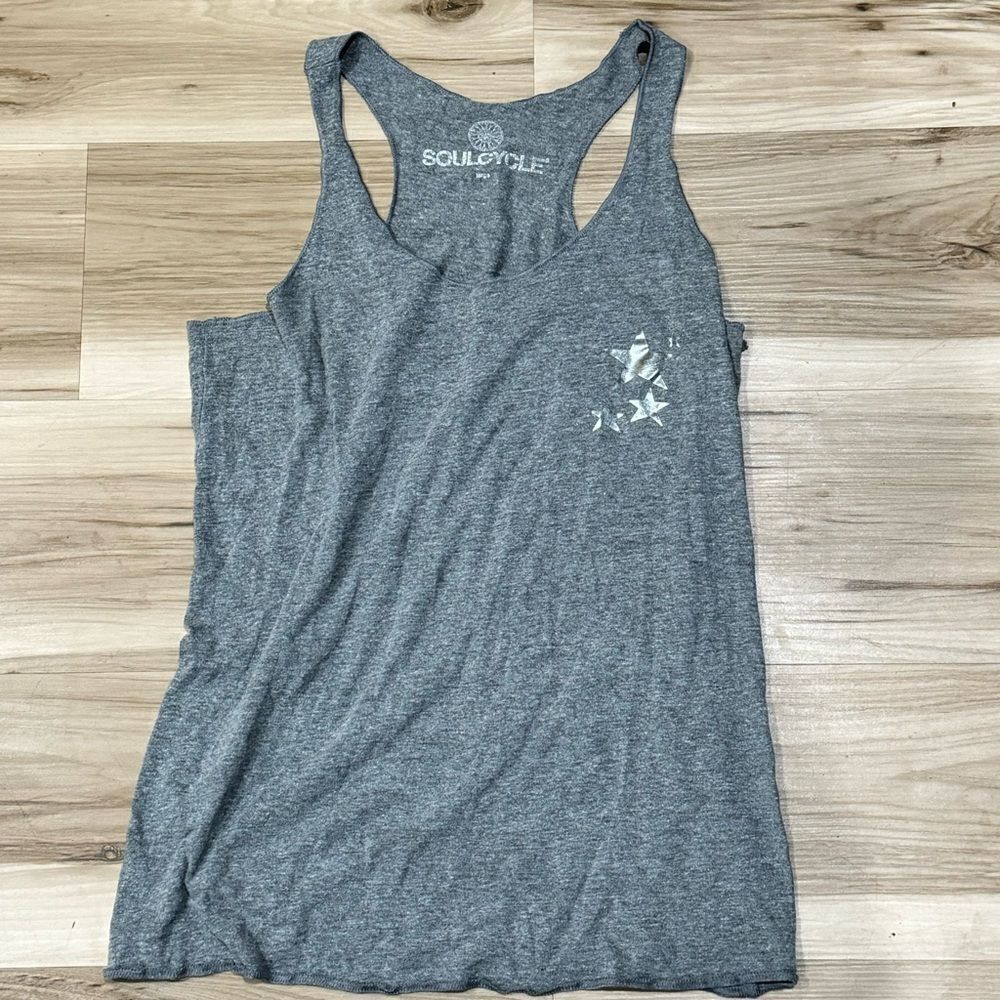 Soulcycle Grey Star Athletic Lightweight Tank Top Women’s Large
